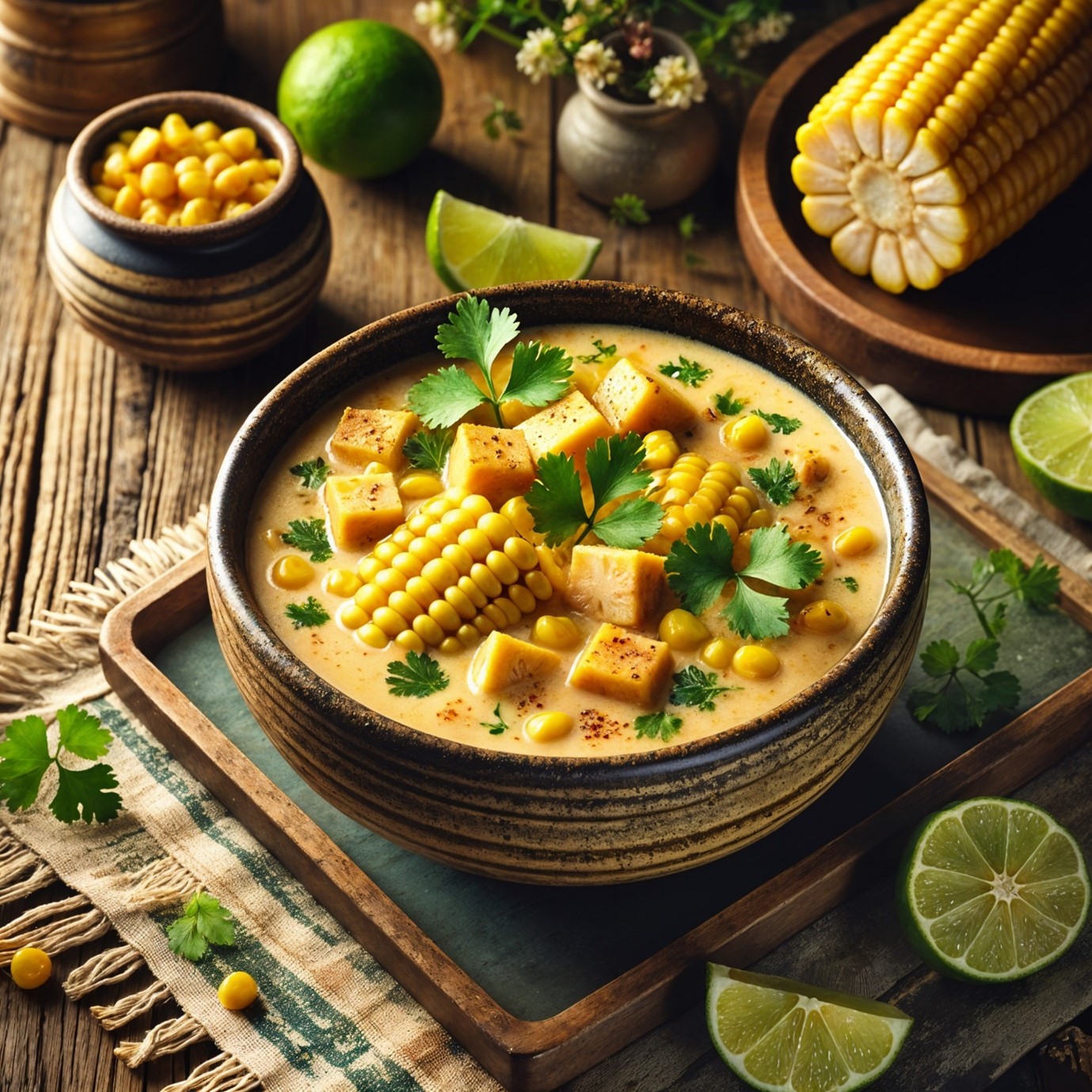 Shell’s Kitchen with Chef Garden Clam’Sea: Breadfruit and Corn Soup – A ...